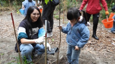 七星潭啟動臨海植群「宮脇法」復育，　營造親人的森林生態。